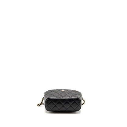 Chanel 25c Quilted Hobo Bag Caviar Black GHW (microchip)