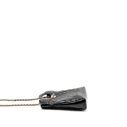 Chanel Mini 31 Bag Shiny Calfskin Black LGHW (Microchip)