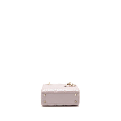 Dior Mini Lady Dior lambskin light Pink