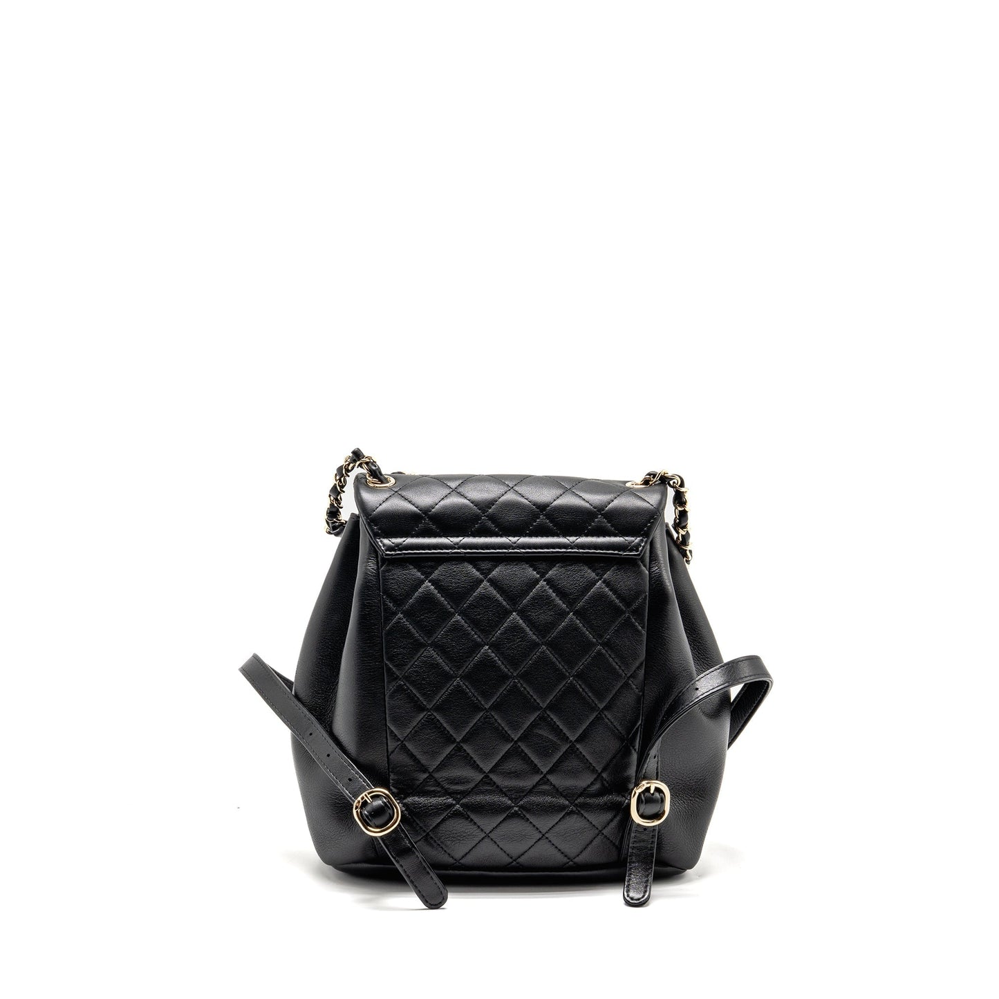 Chanel Large Duma Backpack Calfskin Black LGHW (Microchip)