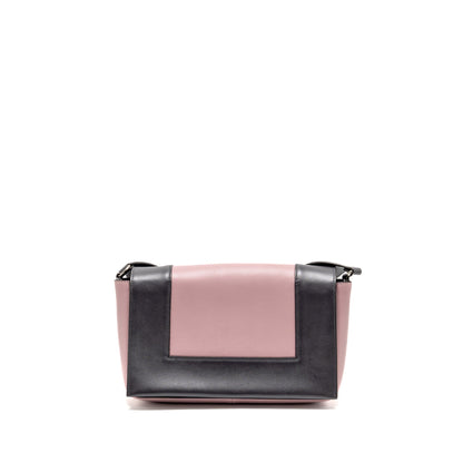 Celine Frame Purse Calfskin Pink/Grey