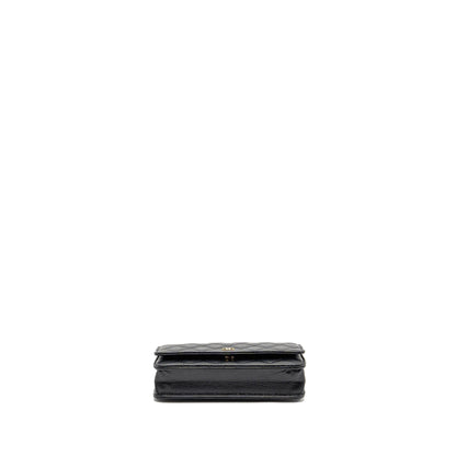 Chanel Classic Wallet On Chain Caviar Black GHW (microchip)