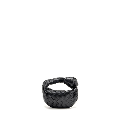 Bottega Veneta Candy Jodie Purse Lambskin Black