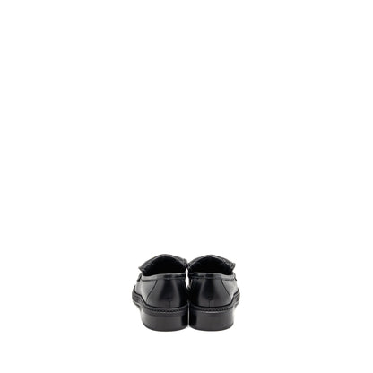 Chanel Size 36 Turnlock Loafer Lambskin Black LGHW