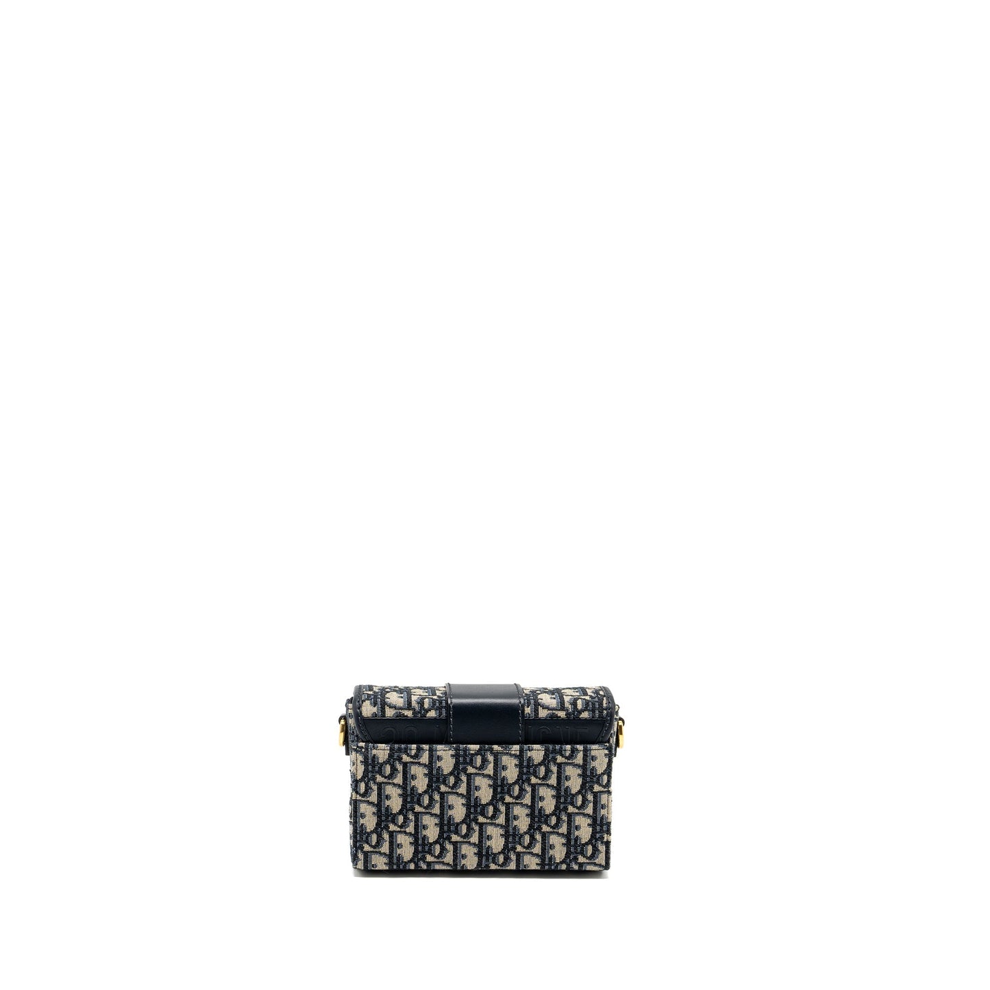 Dior 30 Montaigne box blue oblique jacquard