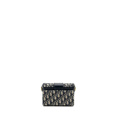 Dior 30 Montaigne box blue oblique jacquard