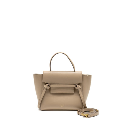 Celine Nano Belt Purse Calfskin Light Beige