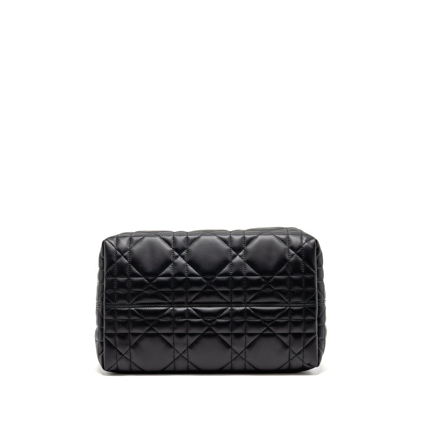 Dior Medium Dior Toujours Tote Purse Macrocannage Calfskin Black
