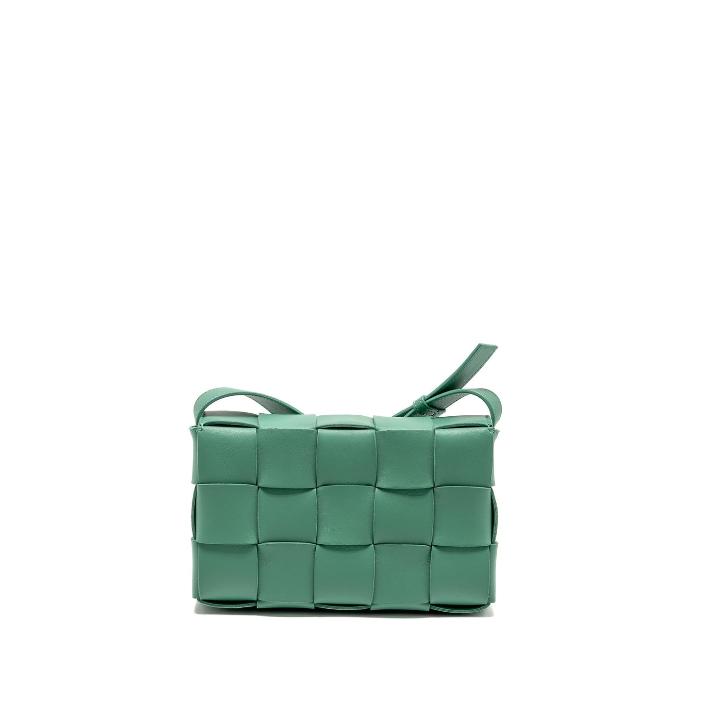Bottega Veneta Cassette Purse Lambskin Green