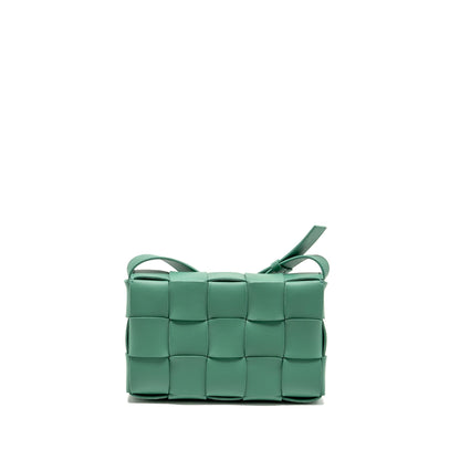 Bottega Veneta Cassette Purse Lambskin Green