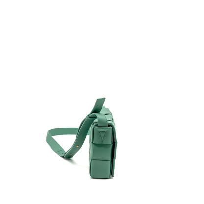 Bottega Veneta Cassette Purse Lambskin Green