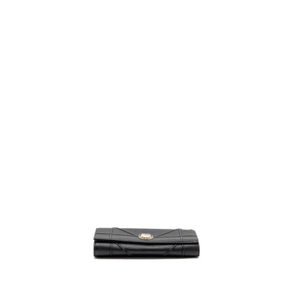 Dior Diorama wallet with Chain calfskin black
