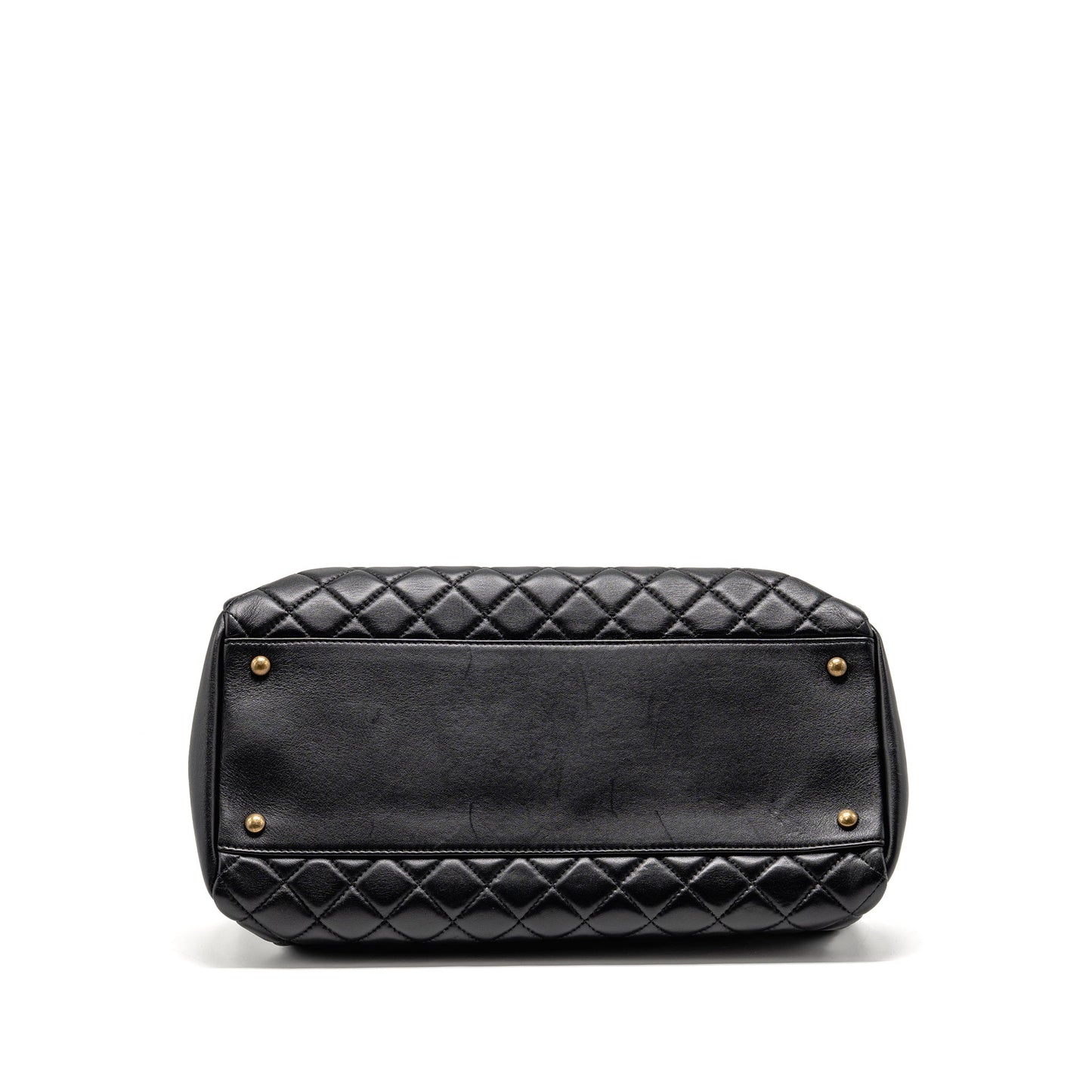 Chanel Just Mademoiselle Bowling Bag Lambskin Black GHW