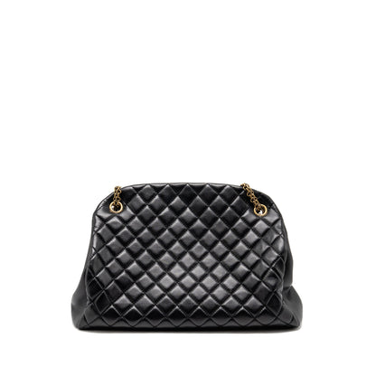Chanel Just Mademoiselle Bowling Bag Lambskin Black GHW