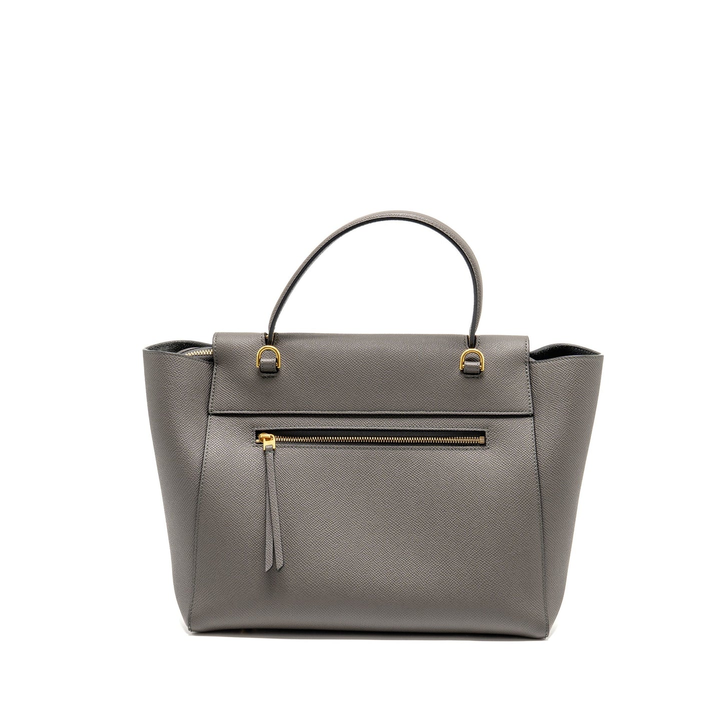 Celine Mini Belt Purse Grained Calfskin Grey