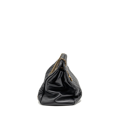 Chanel Just Mademoiselle Bowling Bag Lambskin Black GHW
