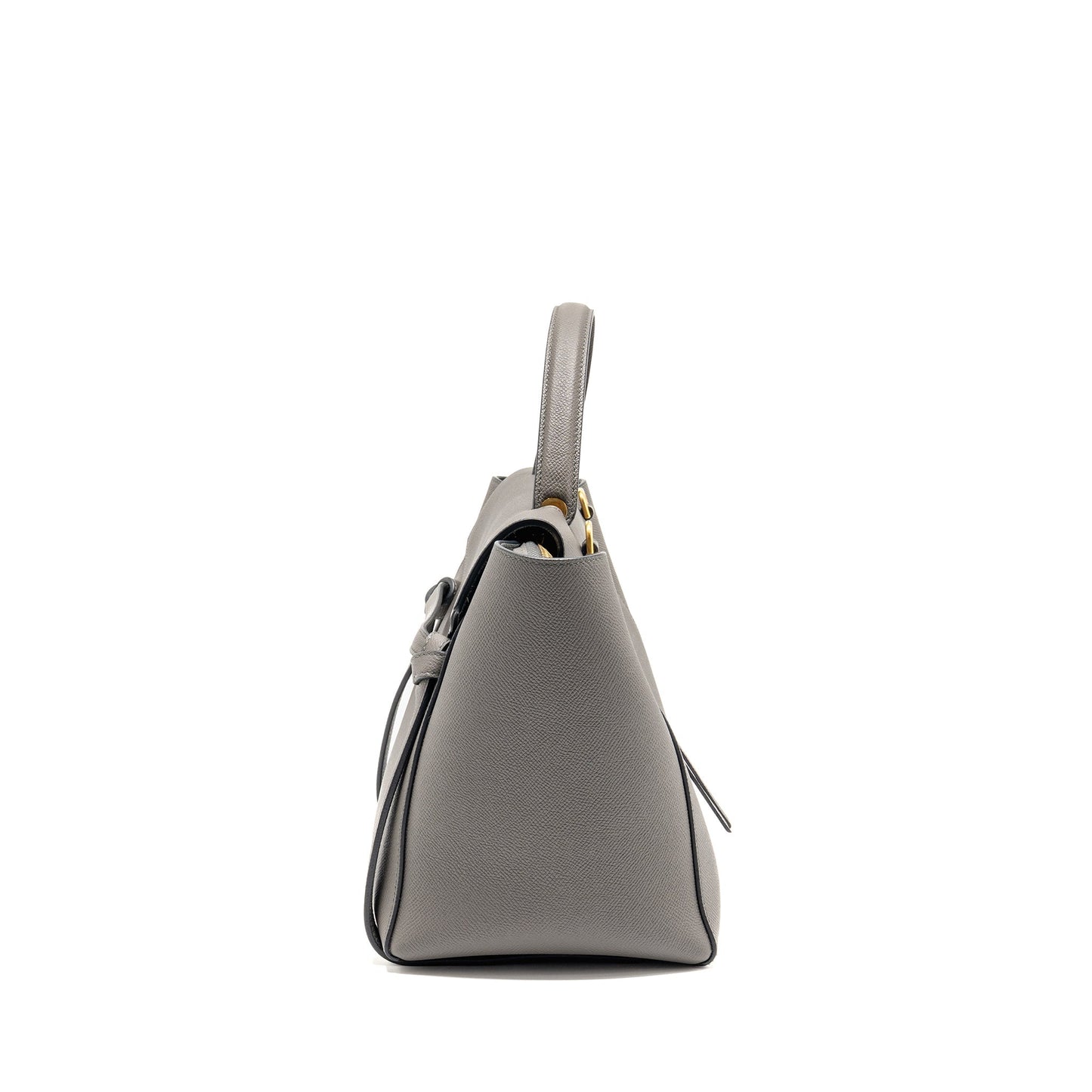 Celine Mini Belt Purse Grained Calfskin Grey