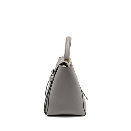 Celine Mini Belt Purse Grained Calfskin Grey