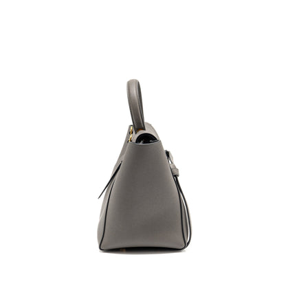 Celine Mini Belt Purse Grained Calfskin Grey