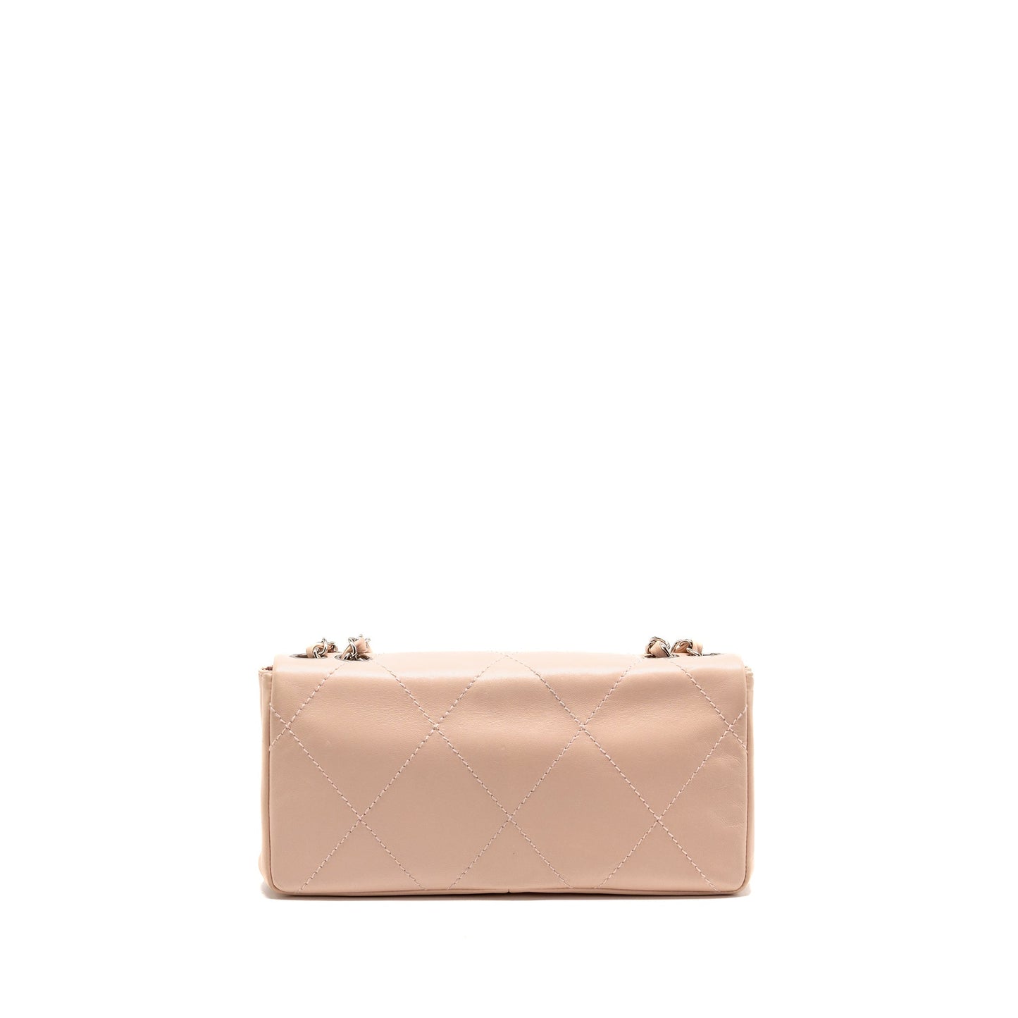 Chanel Vintage Giant CC Flap Bag Lambskin Rose Clair SHW