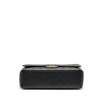 Chanel Maxi Classic Double Flap bag Caviar Black GHW