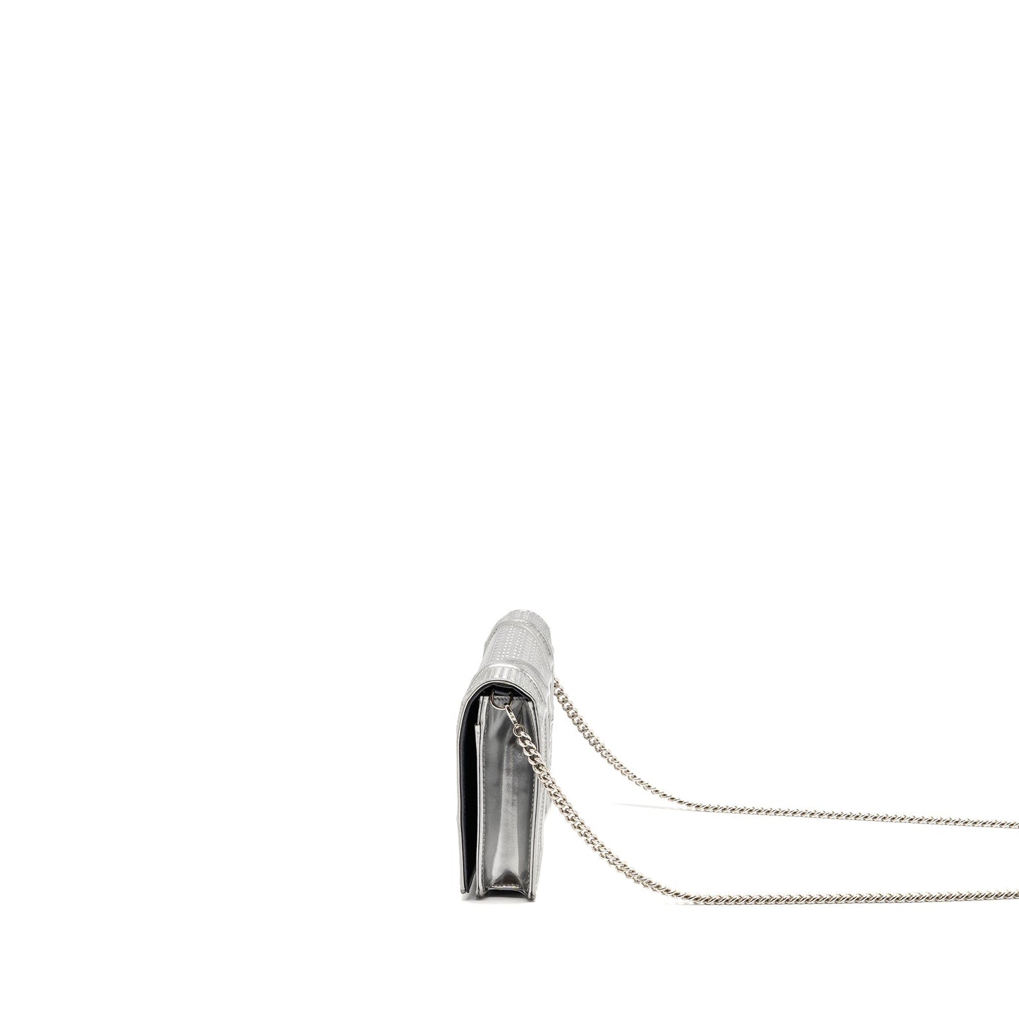 Dior Diorama Wallet On Chain Calfskin Silver