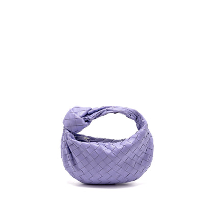 Bottega Veneta Mini Jodie Lambskin Purple