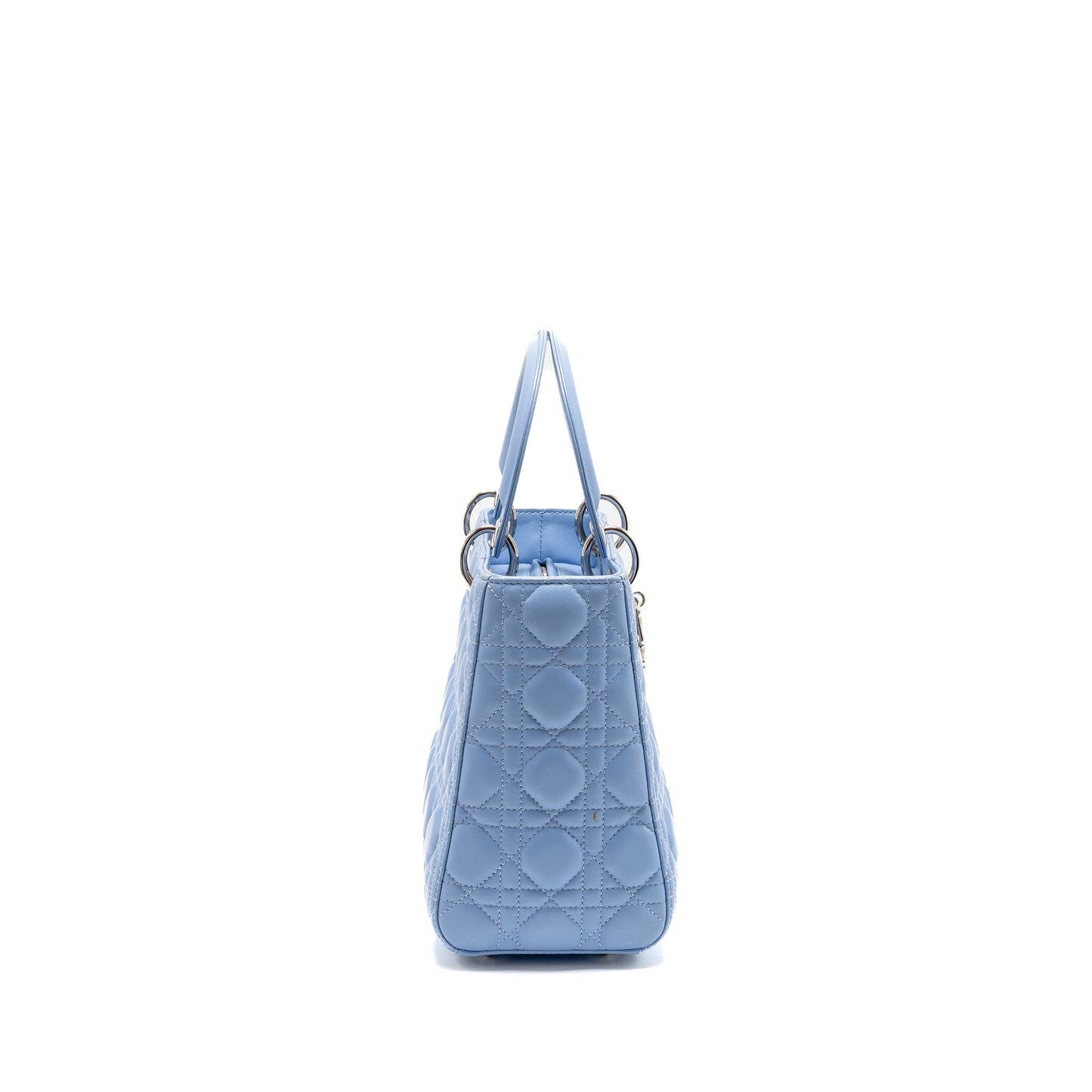 Dior Medium Lady Dior Lambskin Light Blue