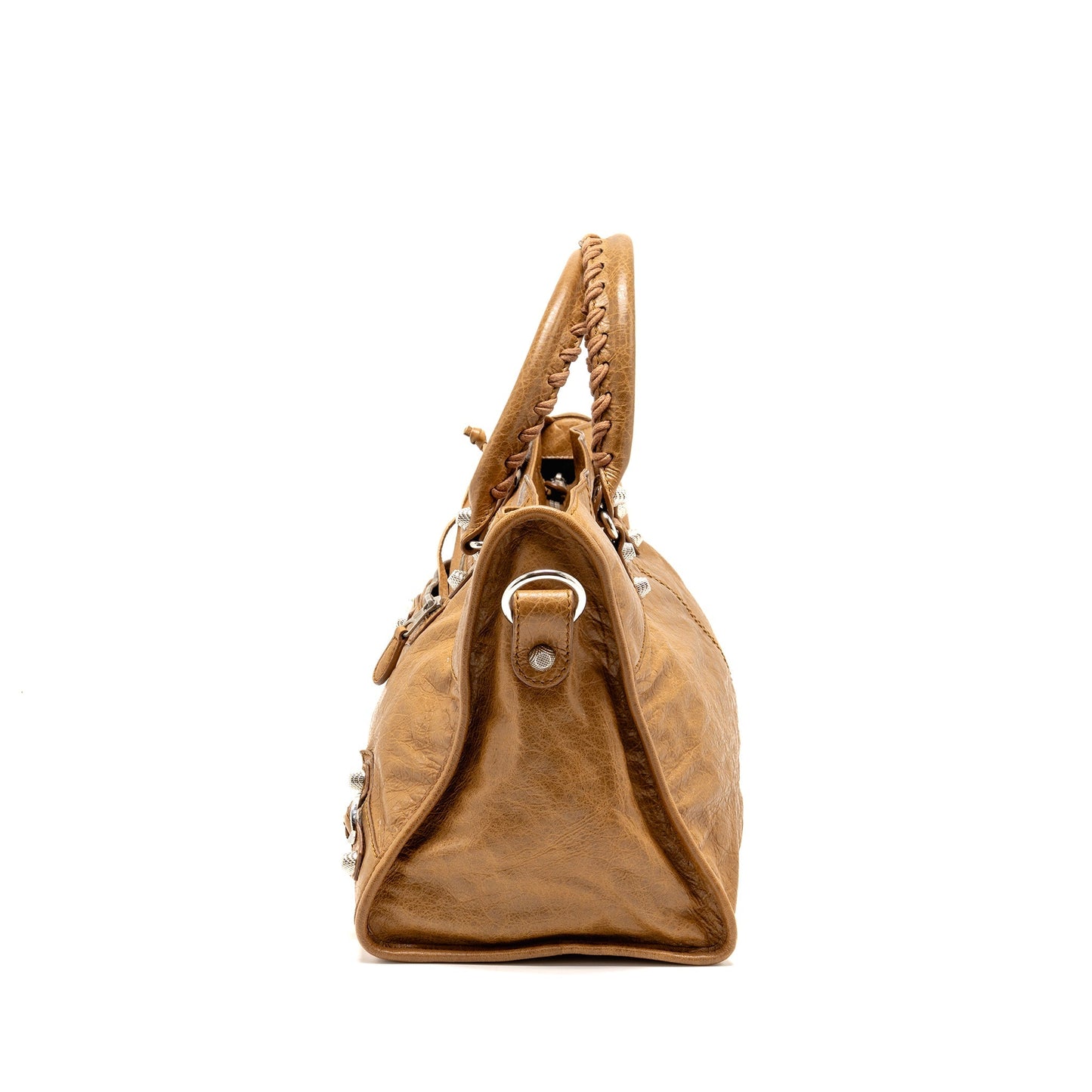 Balenciaga Classic City Purse Aged Calfskin Dark Beige