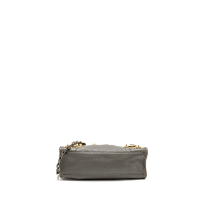 Balenciaga Mini City Purse Calfskin Grey