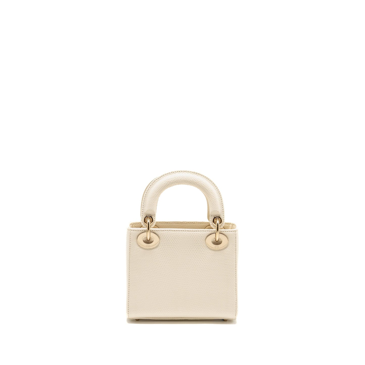 Dior Mini lady Dior Lizard White