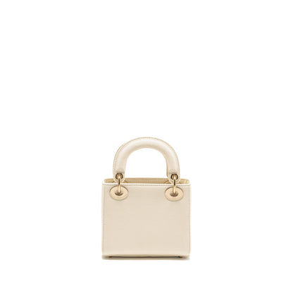 Dior Mini lady Dior Lizard White