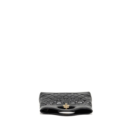 Chanel Mini 31 Bag Shiny Calfskin black LGHW (Microchip)