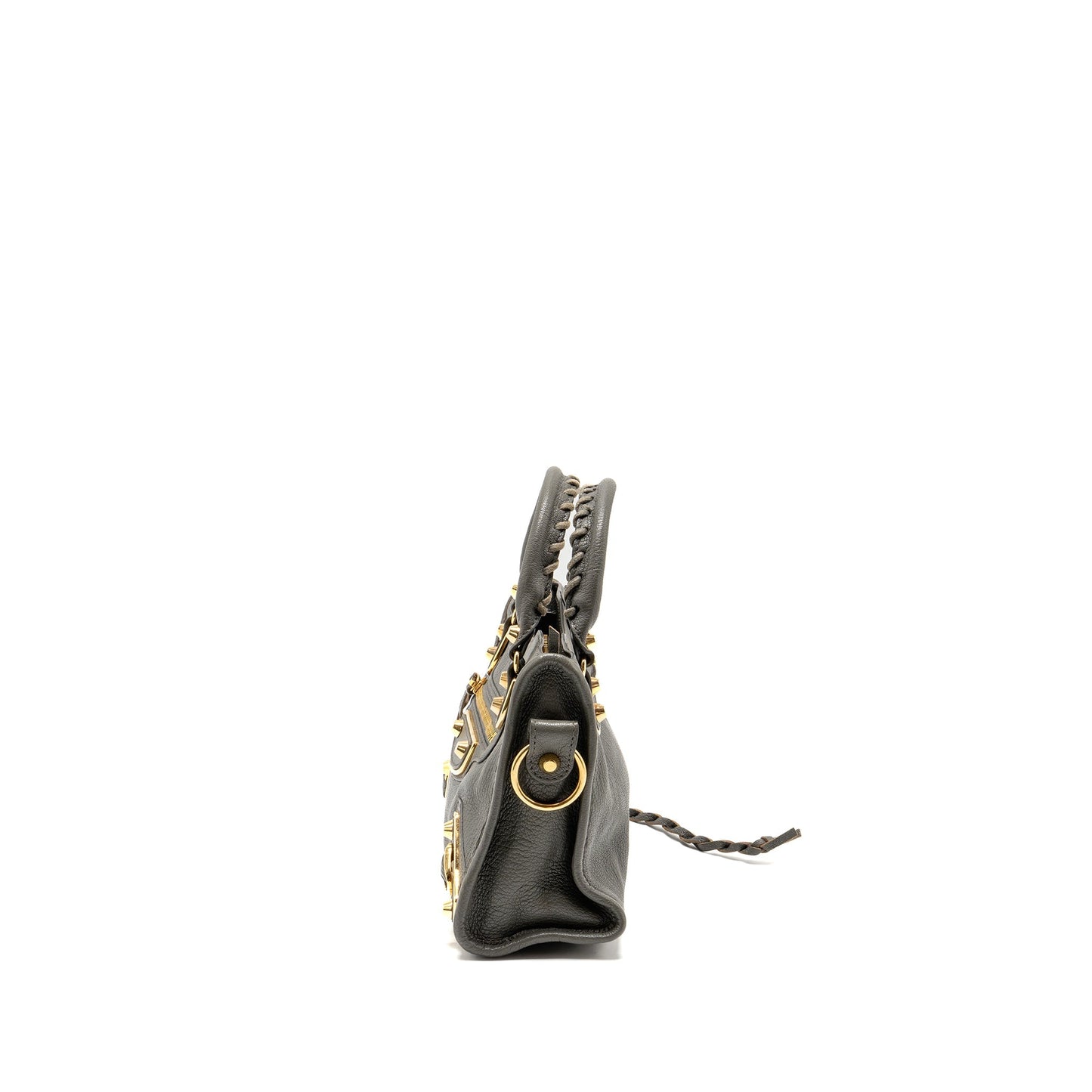 Balenciaga Mini City Purse Calfskin Grey