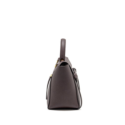 Celine Micro Belt Purse Grained Calfskin Burgundy