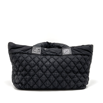 Chanel Cocoon Travel Tote bag Nylon/Canvas Black SHW