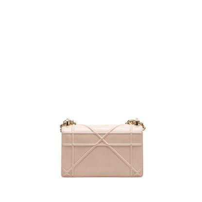 Dior Small Diorama Grained Calfskin Light Pink