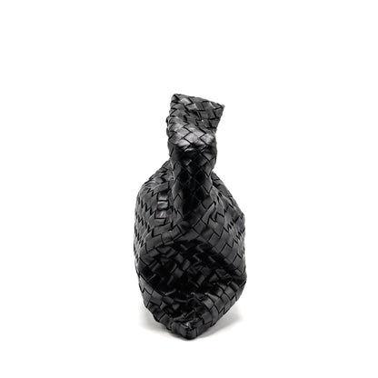 Bottega Veneta Hop Purse Calfskin Black