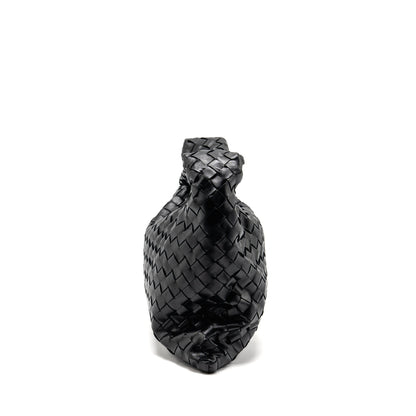 Bottega Veneta Hop Purse Calfskin Black