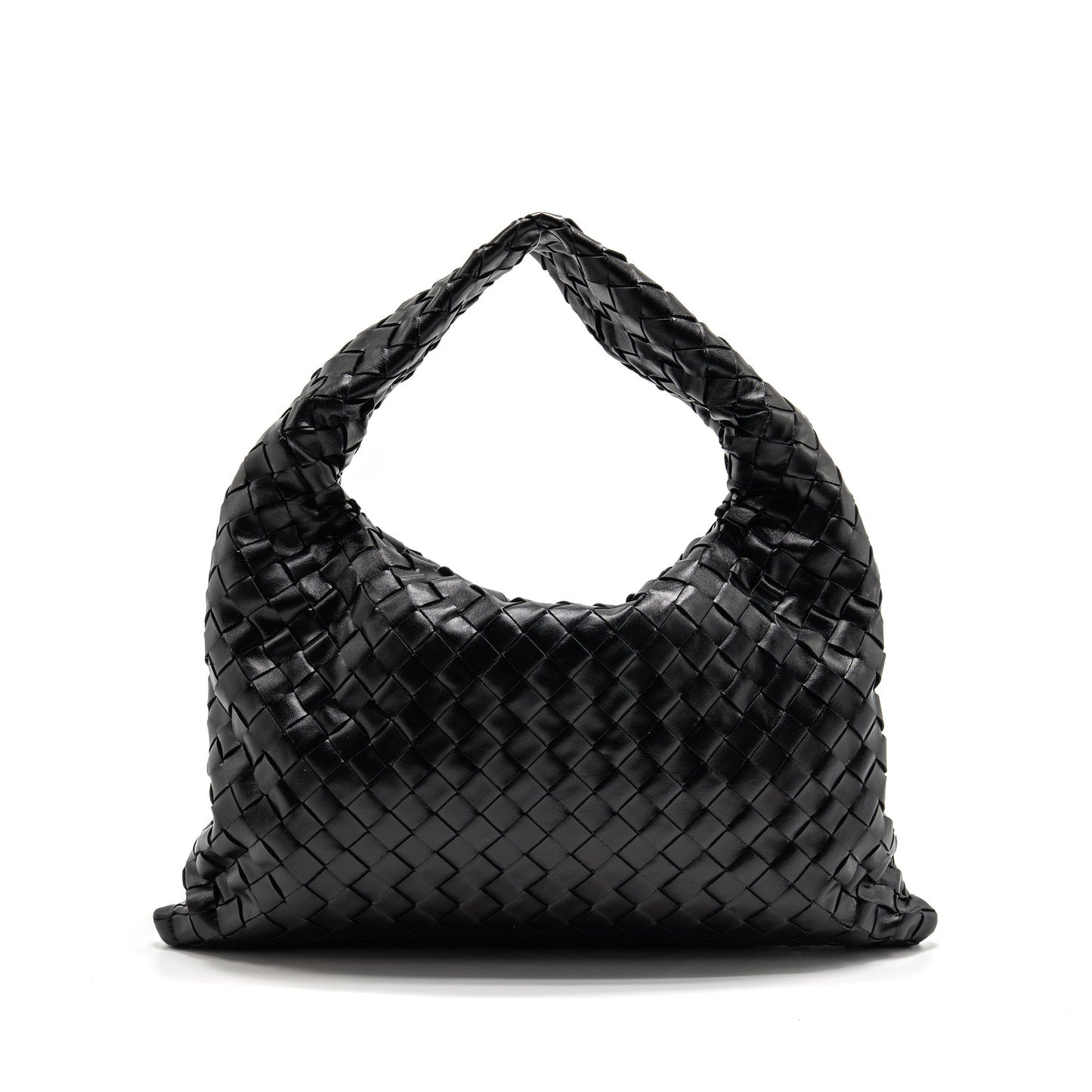 Bottega Veneta Hop Purse Calfskin Black