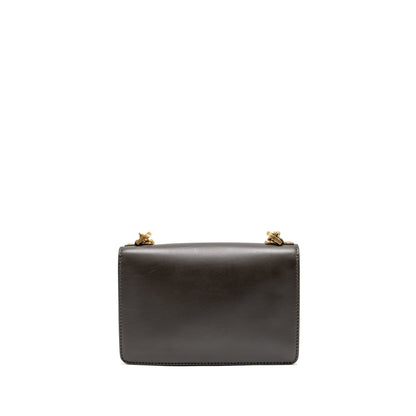 Dior JâAdior Flap Purse with Chain Calfskin Dark brown