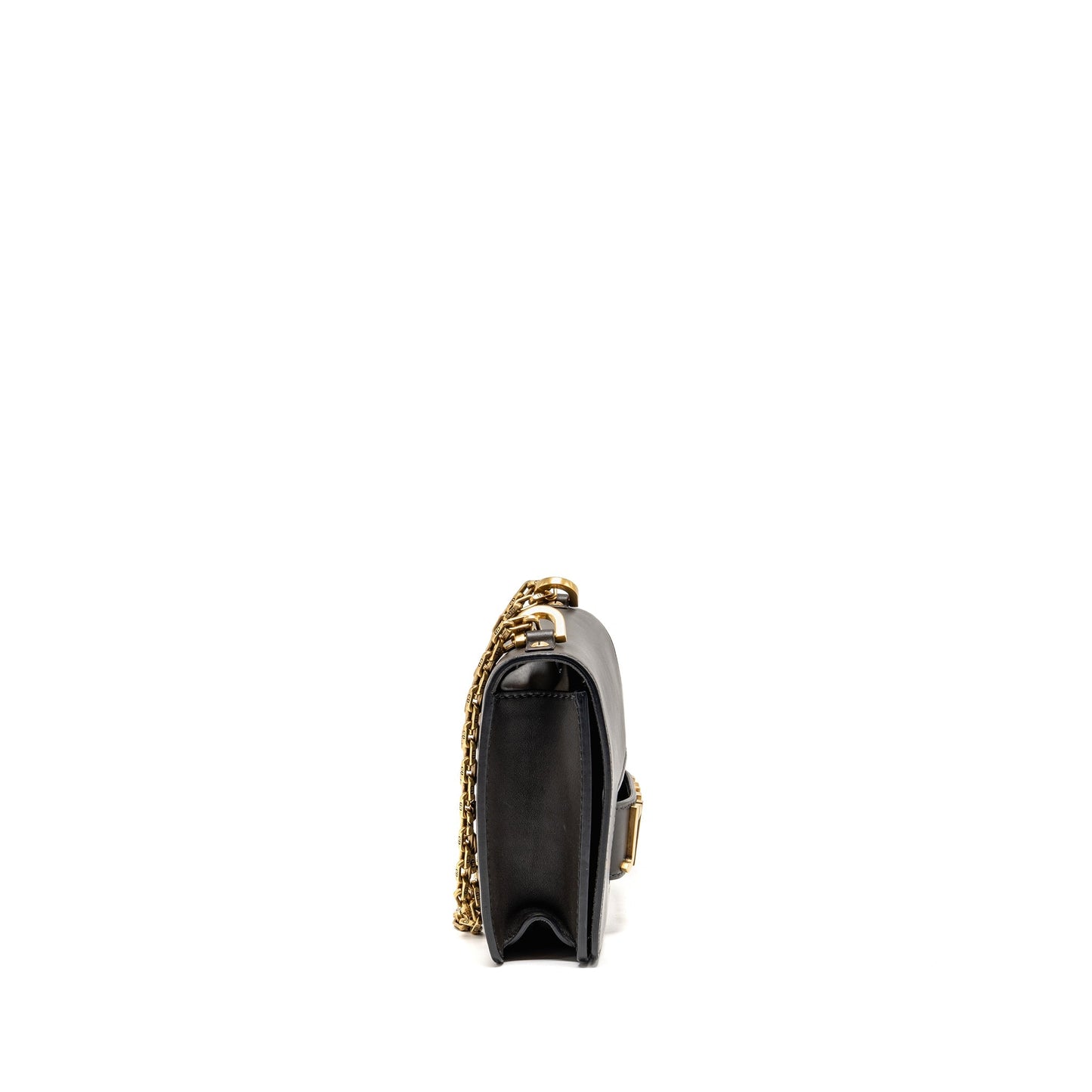 Dior JâAdior Flap Purse with Chain Calfskin Dark brown