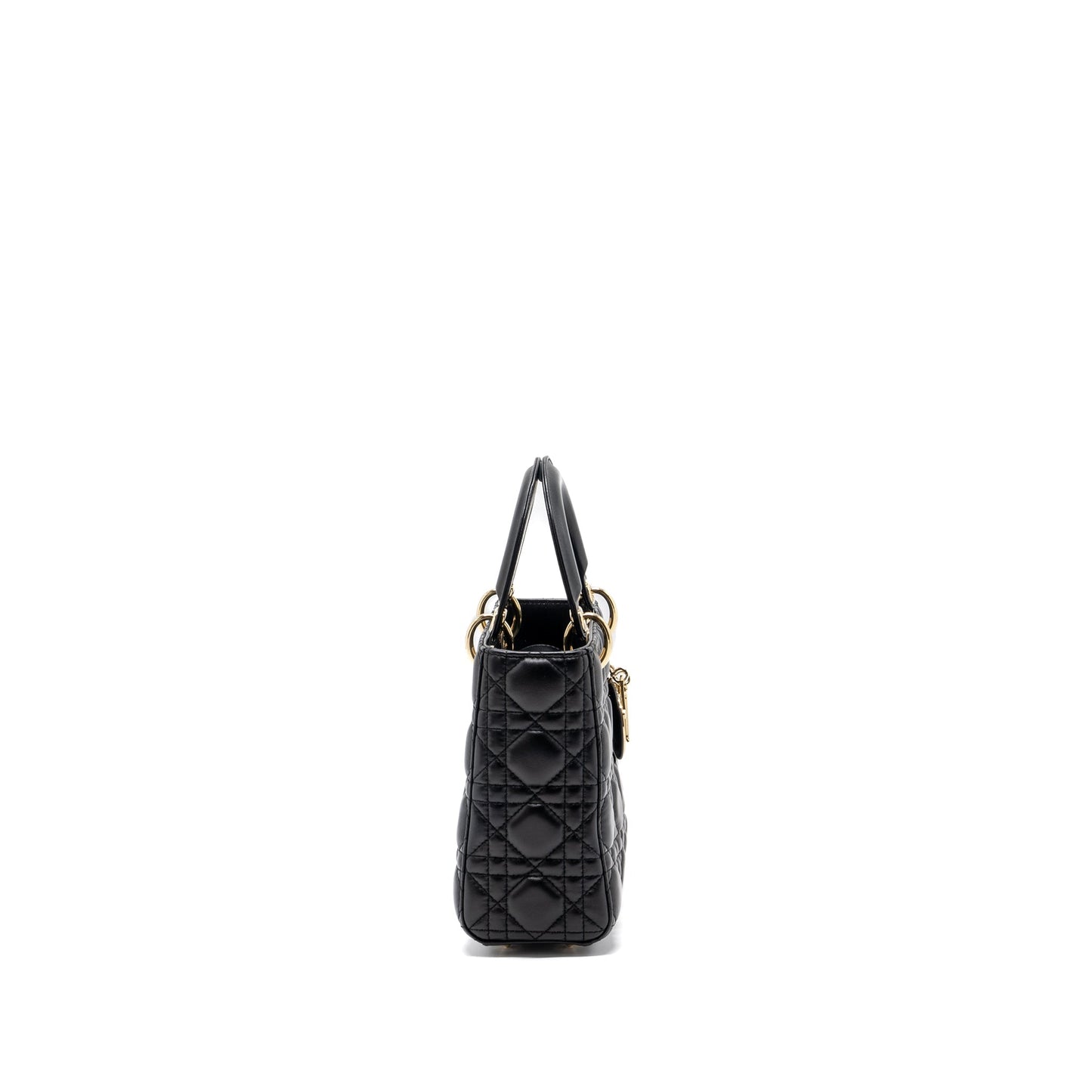 Dior My Dior Small Lady Dior Lambskin Black