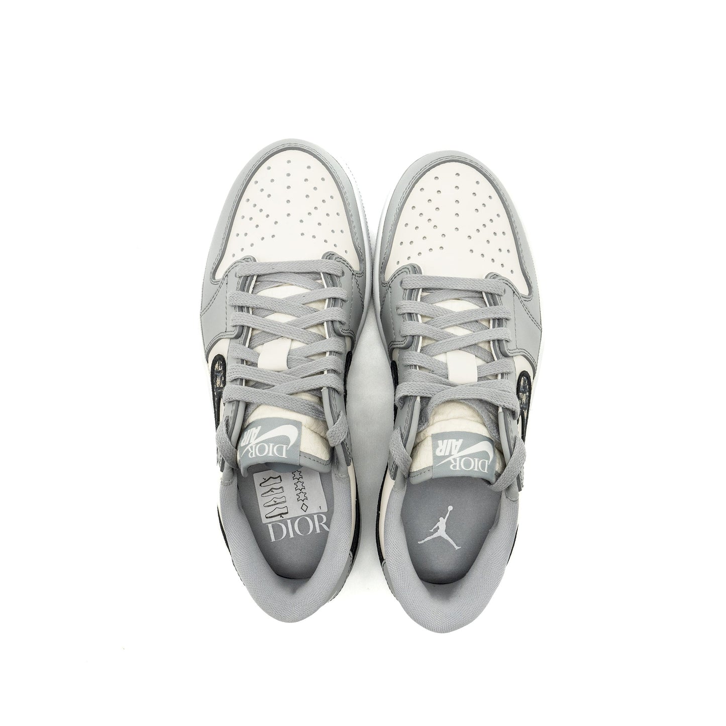 Dior X Air Jordan 1 Size 6 retro low sneakers