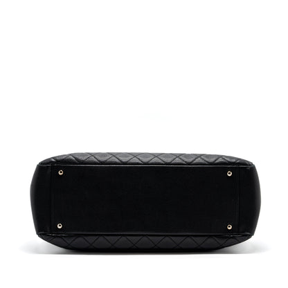 Chanel Grand Shopping Tote XL Caviar Black SHW