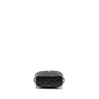 Chanel 25c Quilted Hobo Bag Caviar Black GHW (microchip)
