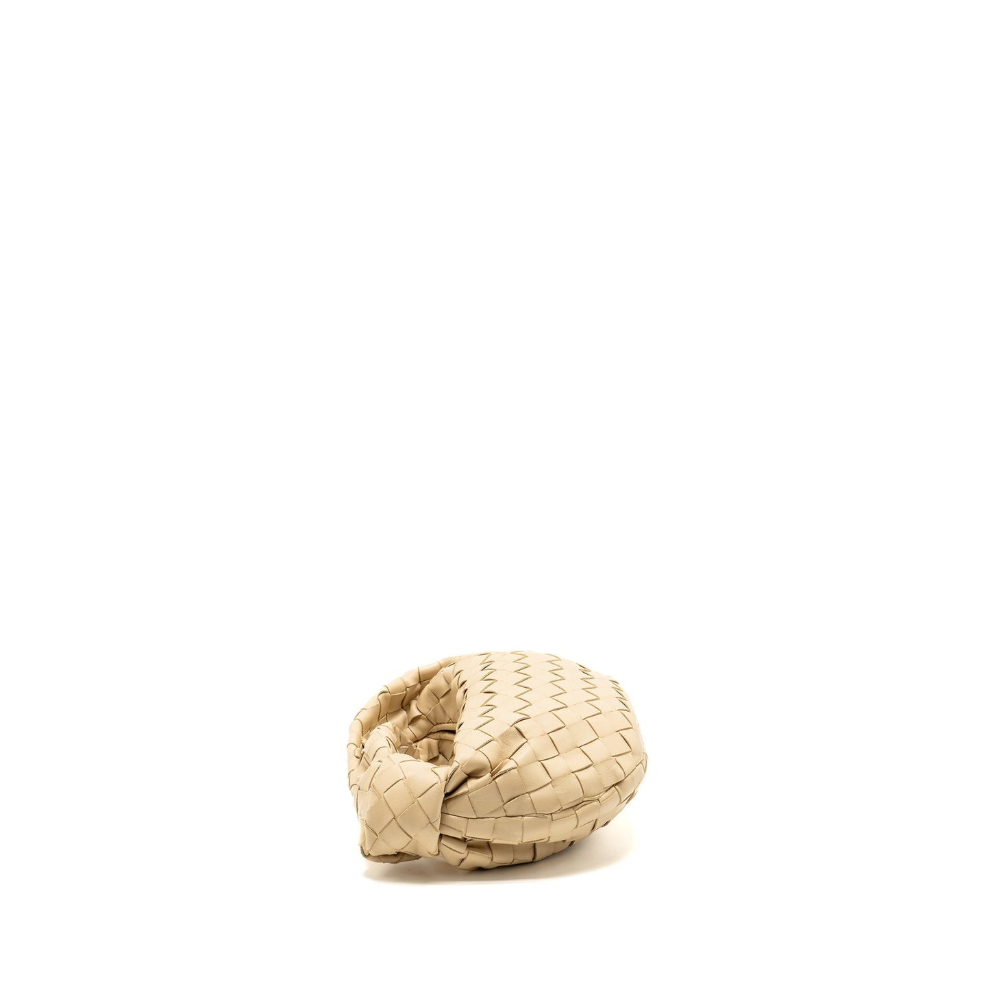 Bottega Veneta Mini Jodie Lambskin Light Beige
