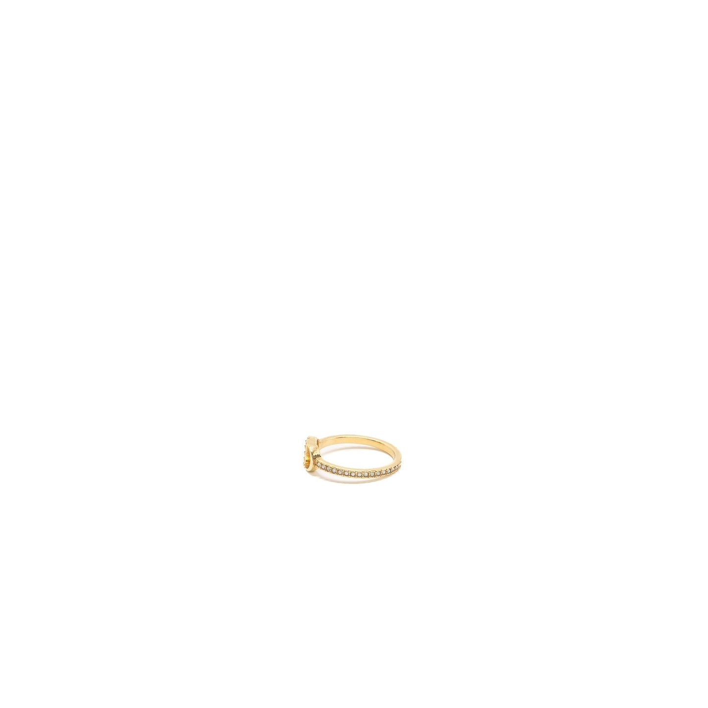 Dior size L ring gold tone