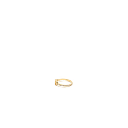 Dior size L ring gold tone