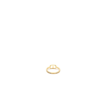 Dior size L ring gold tone